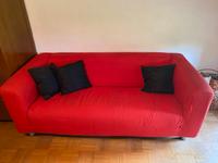 IKEA KLIPPAN 2er-Sofa / Couch mit rotem Bezug Hessen - Mörlenbach Vorschau