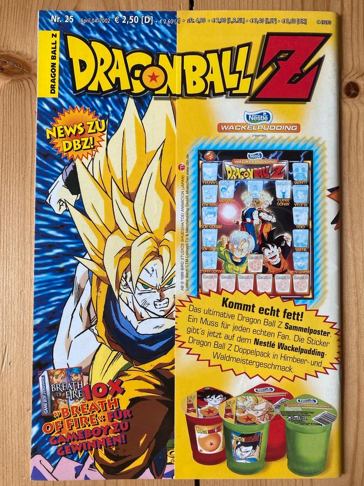 Dragonball Z Comic Ausgabe 04/2002 Nr.25 mit Sticker in Frankfurt am Main