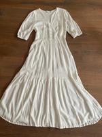 100% Viskose Kleid gr 34 xs weiß Ärmel bügelfrei Sommer Nordrhein-Westfalen - Morsbach Vorschau