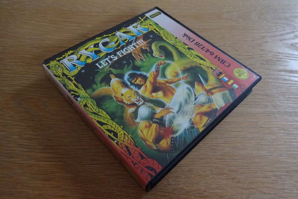 C64-Spiel "Rygar", Disk, 1986 Tecmo/U.S. Gold, Commodore 64 in Wesel