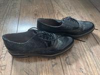 Tamaris Halbschuh Schnürschuh Lack marineblau Kr. München - Feldkirchen Vorschau