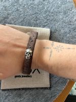 Lederarmband totenkopf Baden-Württemberg - Stutensee Vorschau