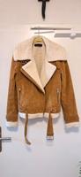 Damen Jacke ZARA Doubleface Pilotenjacke Shearling Lederjacke Sachsen-Anhalt - Aschersleben Vorschau