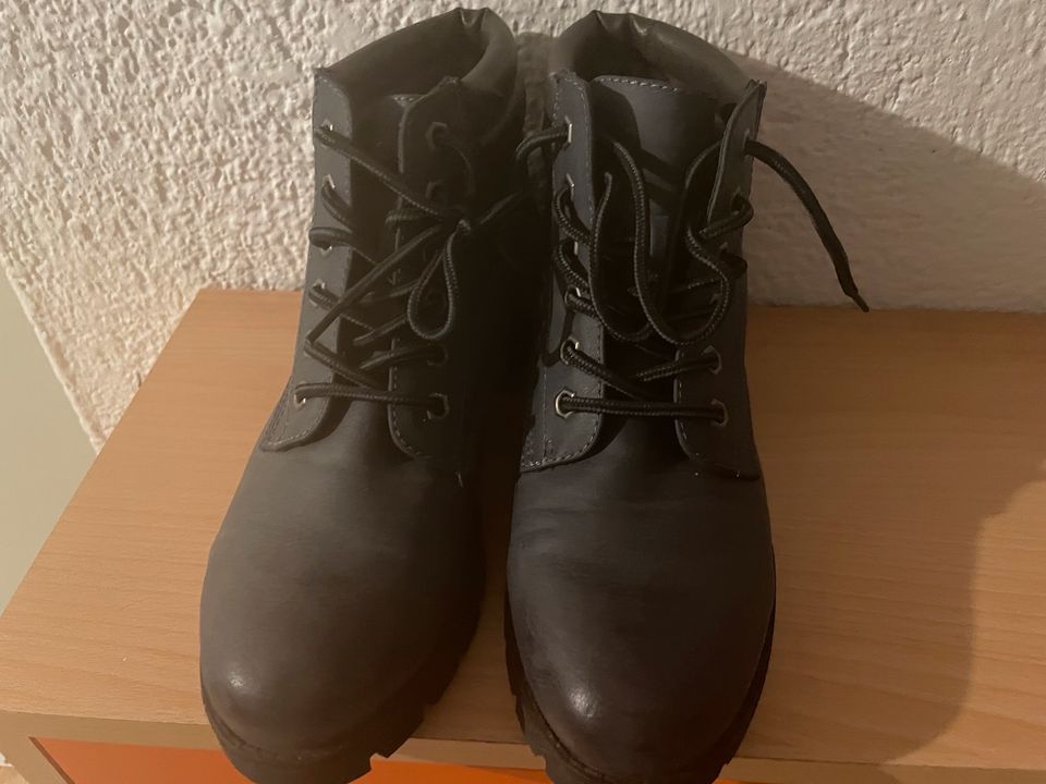 Stiefeletten Landrover Dunkelblau Gr. 42 in Bidingen