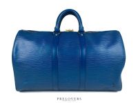 LOUIS VUITTON Reisetasche KEEPALL 45 EPI Bleu blau Leder Tasche Hamburg-Nord - Hamburg Uhlenhorst Vorschau