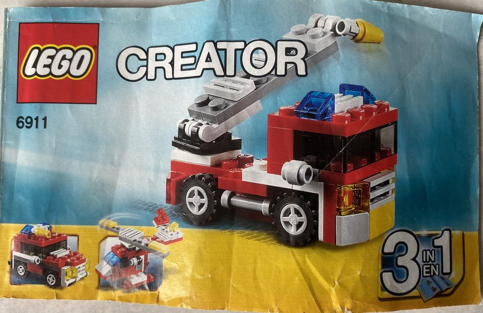 LEGO Creator 6911 - 3 in 1 – MINI Feuerwehrlöschzug in Bruchsal