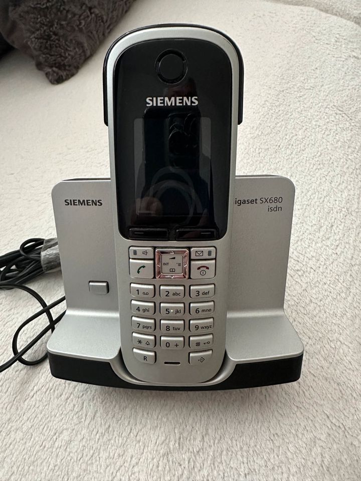 Schnurlose Siemens Festnetz Telefon Gigaset SX680 isdn in Mainz