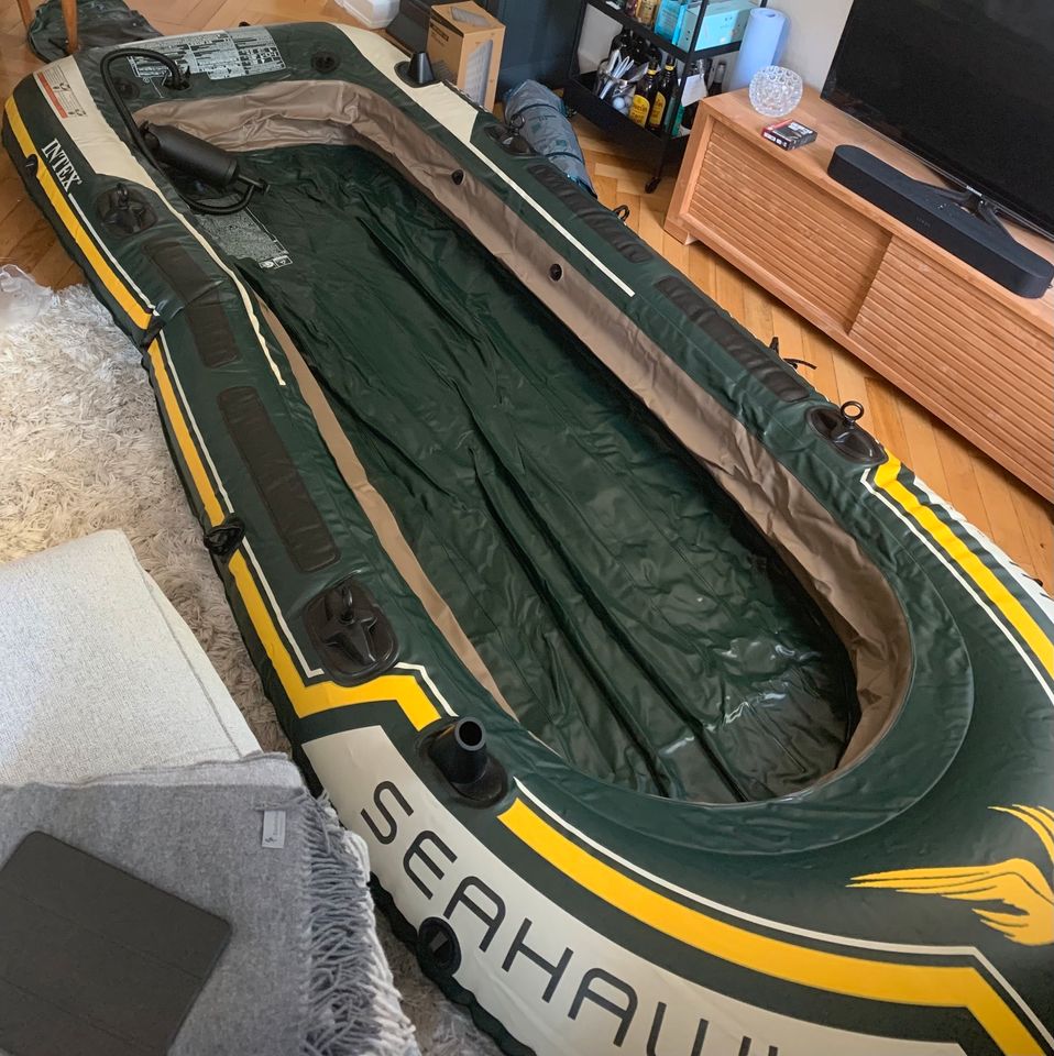 Intex Seahawk 4 Schlauchboot *einmal benutzt in Hamburg