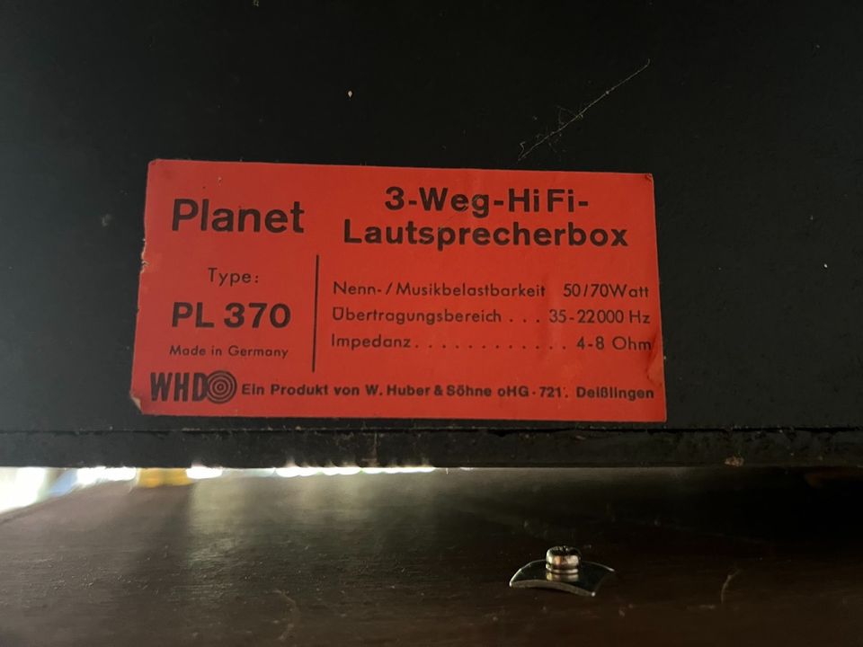 Planet PL 370 3-Wege-HiFi-Lautsprecher in Brensbach