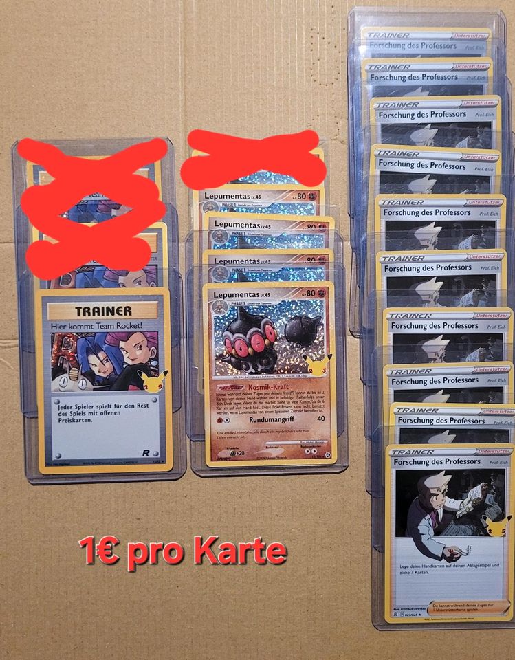 Pokemon Karten Verkauf aus Sammlung in Duisburg