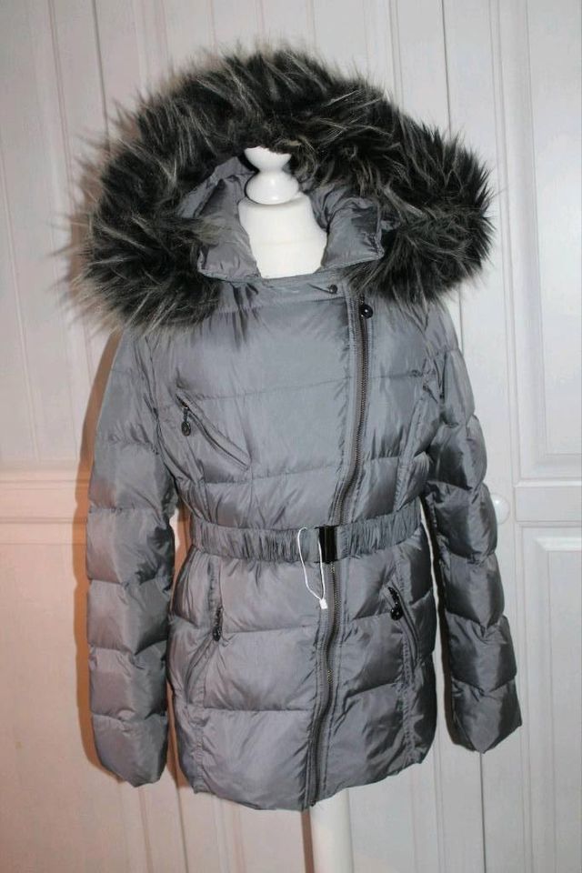 Neu mit Etikett ღ Elsy ღ Daunenjacke ღ Gr. 164/170 ღ silber in Schmelz