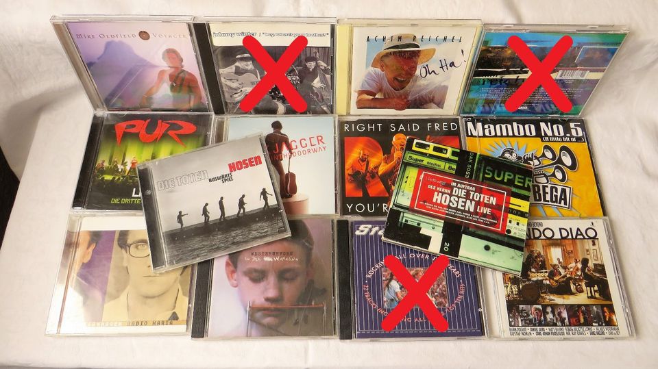 CD Sammlung 11 CD's Rock Pop Mick Jagger Toten Hosen Westernhagen in Zwickau