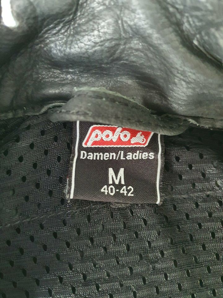 Polo Damen-Motorradlederjacke, Gr. M (40-42), guter Zustand!!! in Rieseby