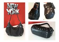 DKNY Tasche schwarz mit Nieten, Leder & Stoff, wie neu Stuttgart - Vaihingen Vorschau