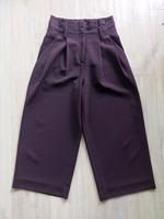 COS Paperbag Culotte lila bordeaux aubergine Findorff - Weidedamm Vorschau