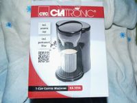 CLATRONIC 1-Tasse Kaffeemaschine Camping Urlaub Garten NEU Brandenburg - Forst (Lausitz) Vorschau