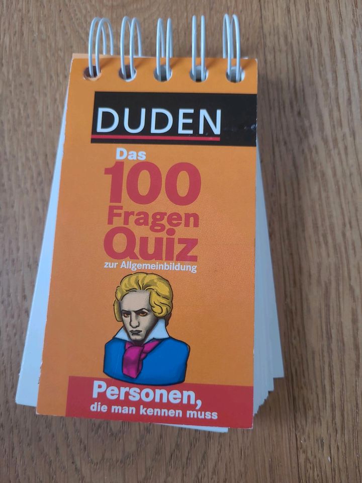 Duden 100 Fragen Quiz Personen in Kirchheim unter Teck