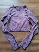 Gymshark Vital Seamless Crop Top Long Sleeve in mauve / berry Niedersachsen - Lüneburg Vorschau