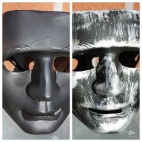 Maske Totenkopf schwarz Kunststoff Halloween neu  SONDERPREIS Nordrhein-Westfalen - Neuss Vorschau