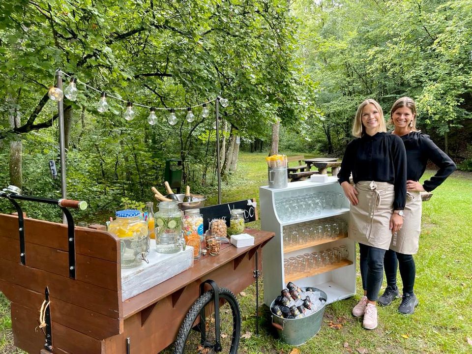 Hochzeit Sektempfang Mobile Bar Prosecco Rad mieten in Sommerhausen Main