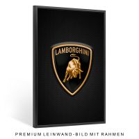 Lamborghini Auto Luxuriöse goldene Wandbild , Leinwand mit Rahmen Stuttgart - Stuttgart-Ost Vorschau