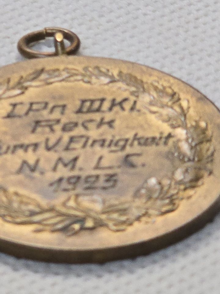 Sammler, Antike, Münze, Medaille 1923, IPn III ki Reck Turn V. Ei in Recklinghausen