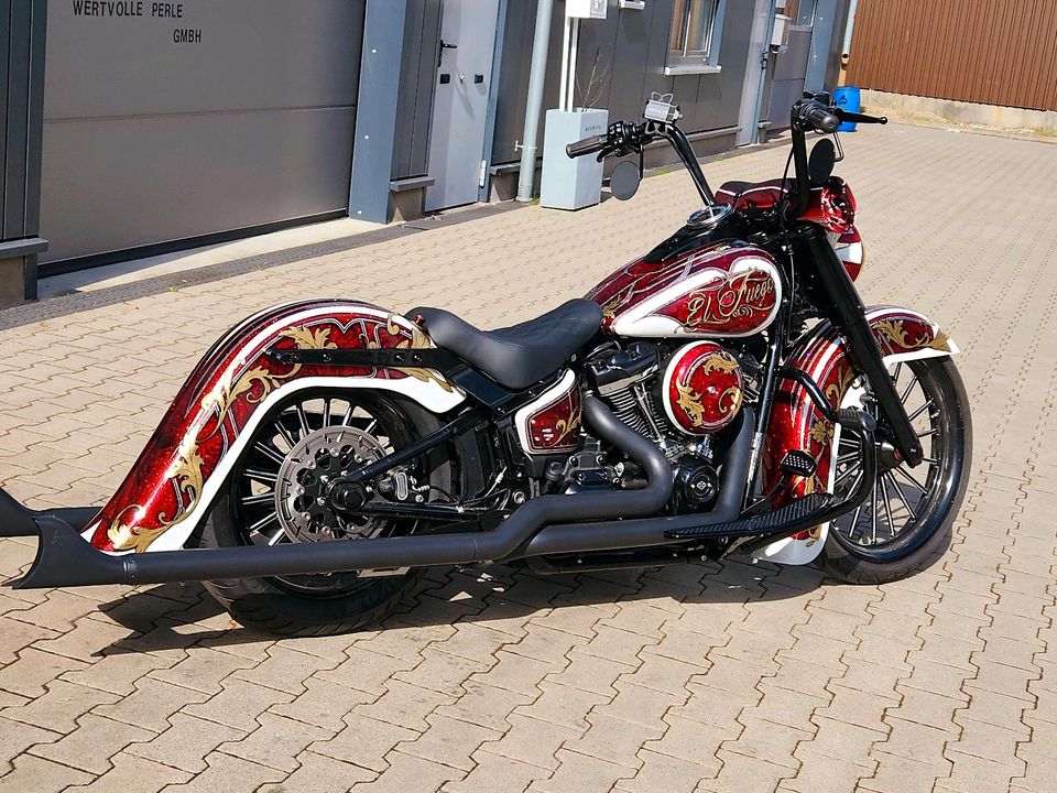 Harley Davidson Softail Chicano Bj.21 5tkm gelaufen Thunderbike in Winsen (Luhe)