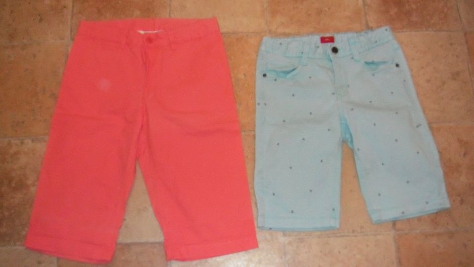 Bermuda Shorts 4 Stk. Gr.152 H&M Bund verstellbar koralle mint in Groitzsch