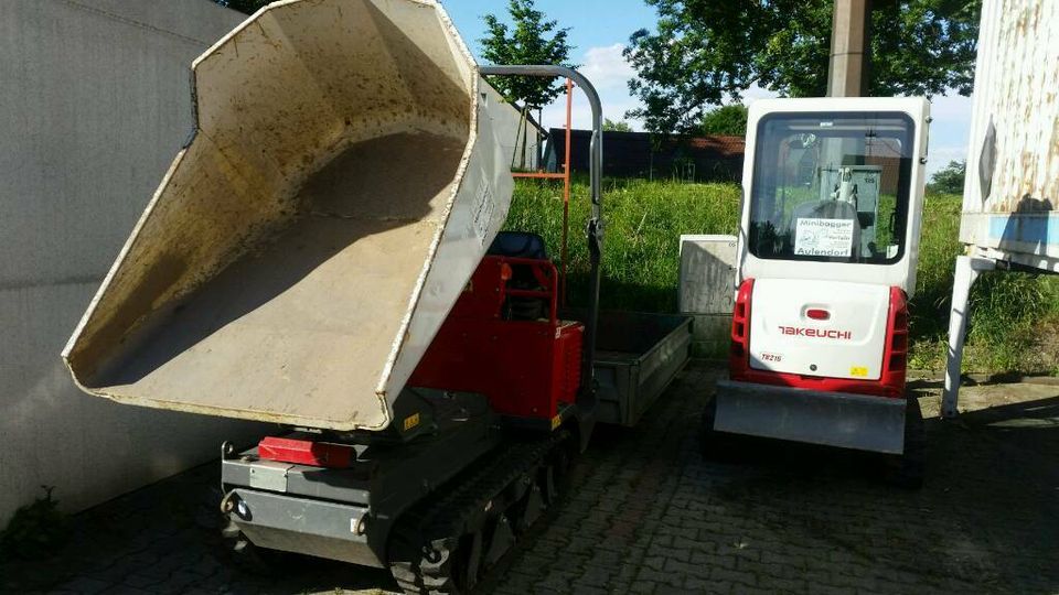 Vermiete Dumper Raupendumper in Aulendorf