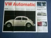 Prospekt/Poster VW Automatic u. 1600er Modelle 1967 Hessen - Fulda Vorschau