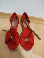 Sandalen rot wie neu von Jane Klain Gr.40 Bayern - Tutzing Vorschau