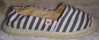 Espadrillas Damen Gr 4O Neu Sommer gestreift grau weiss Thüringen - Geraberg Vorschau