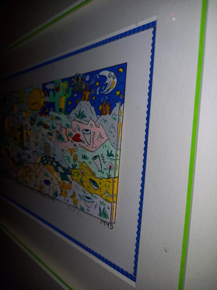 James Rizzi, Faces in the landscape 3-D , limitierte Auflage