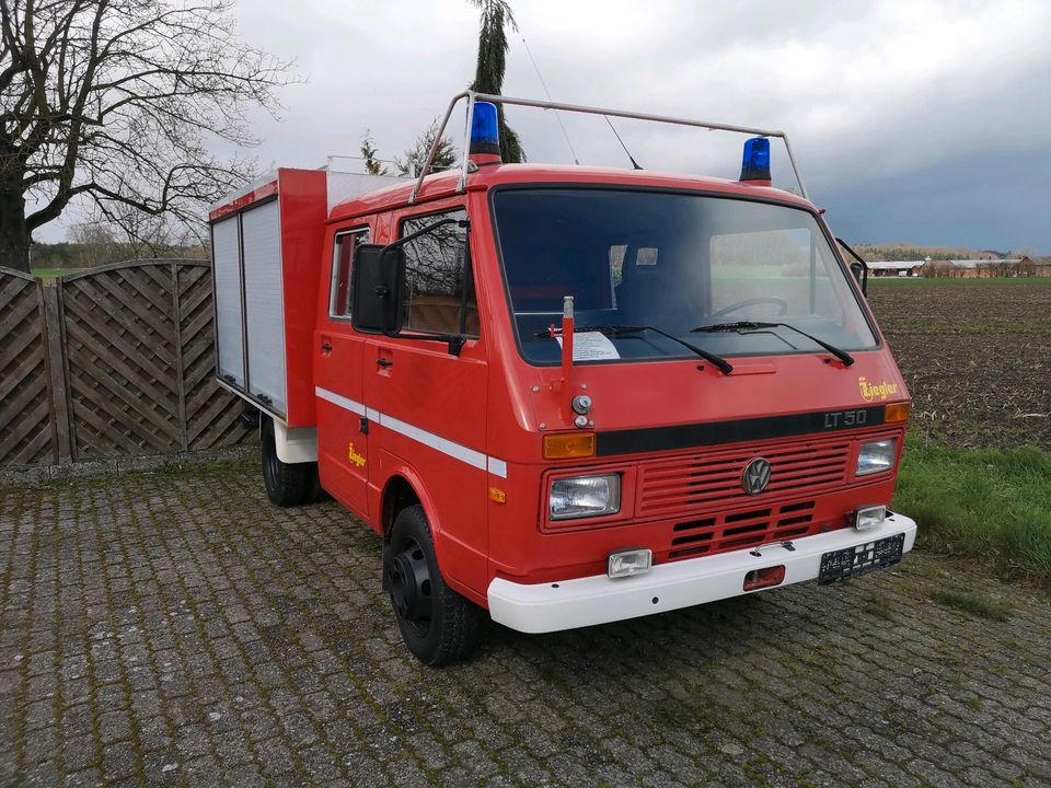 VW Lt 50, Feuerwehrauto, Oldtimer in Damme