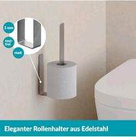 Toilettenpapier Halter 2x, Ständer, ohne bohren Brandenburg - Großbeeren Vorschau