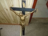 antikes Holzkreuz, Jesus aus Holz, Kreuz aus Holz Bayern - Bichl Vorschau