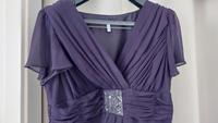 Kleid Abendkleid Festkleid Mariposa G. 44 Vogelärmel violett Hessen - Darmstadt Vorschau