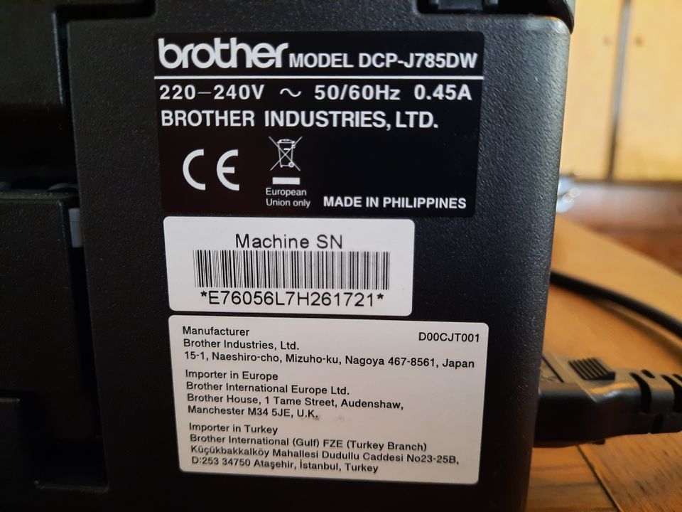 Tintenstrahldrucker Brother DCP-J785DW in Kirchheim unter Teck