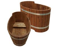 Holz Badewanne mit Sitzbank, Set2 Badebottich #BADI-HT125701 Bayern - Jettenbach Vorschau