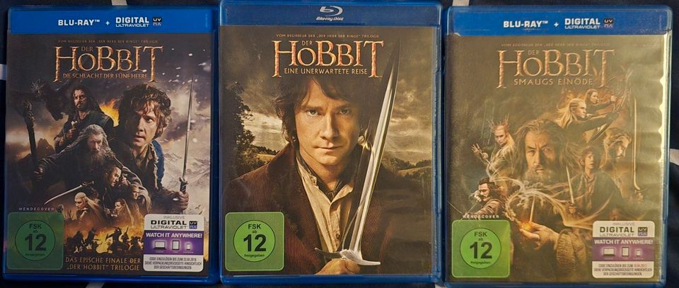 Der Hobbit: Die Spielfilm Trilogie [Blu-ray] in Übersee