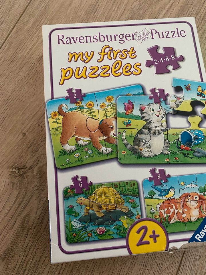 Ravensburger my first puzzle mit 2,4,6,8 Teilen in Blieskastel