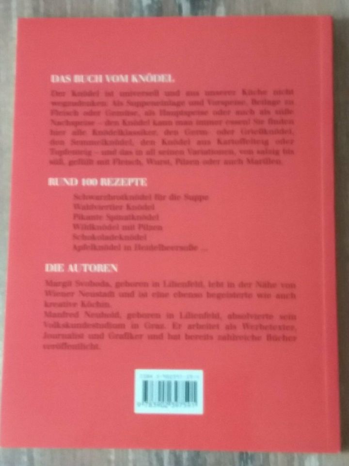 Svoboda / Neuhold Das Buch vom Knödel Kochbuch NEU in Kohren-Sahlis