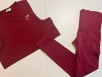 Gymshark Set S Weinrot Beere Leggings cutouts Top Saarbrücken-Dudweiler - Dudweiler Vorschau