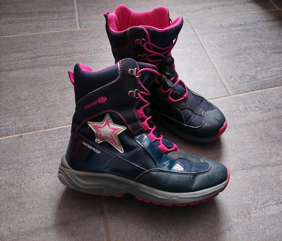 Geox Alaska Winterstiefel Gr. 35 wasserdicht waterproof in Bad Kötzting