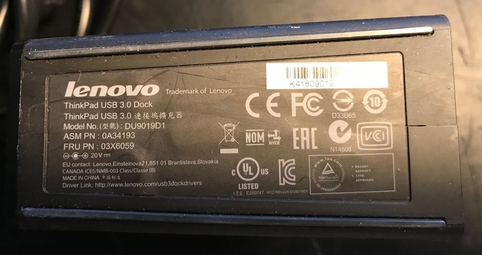 Lenovo ThinkPad 3.0 Dock in Stadthagen