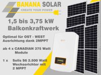 Balkonkraftwerk für Ost-West Ausrichtung mit 2,5kW/p Solis und 6 x Longi 405W/p Nordrhein-Westfalen - Grevenbroich Vorschau