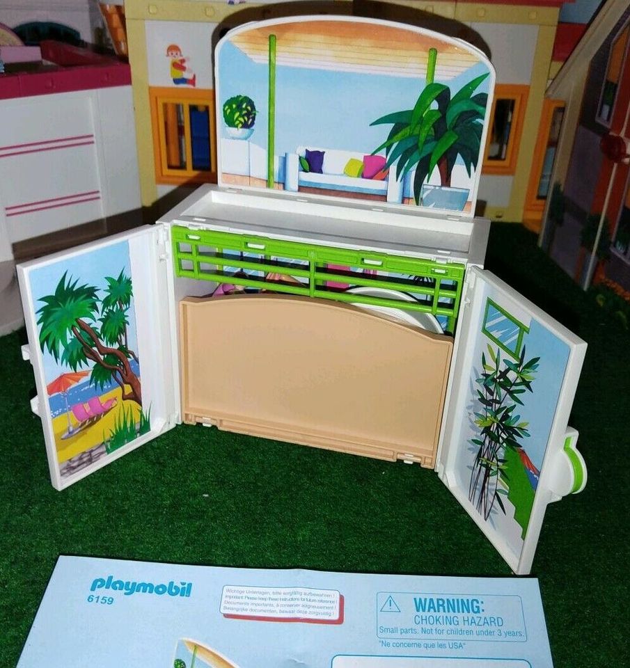 Playmobil Sonnenterrasse 6159 + Babybecken mit Rutsche 6673 in Rövershagen