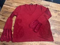 Desigual Langarmshirt mit Glitzer und Spitze, Gr.XL Rheinland-Pfalz - Münchweiler an der Rodalb Vorschau