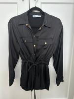 Zara Overshirt/Hemd in Satinoptik im Knitterlook Eimsbüttel - Hamburg Schnelsen Vorschau