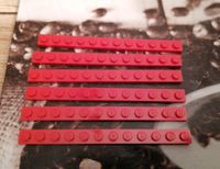 Lego (c) 6 x  1x12 Platte - 60479 - rot - red - plate - flacher S Gerbstedt - Gerbstedt Vorschau